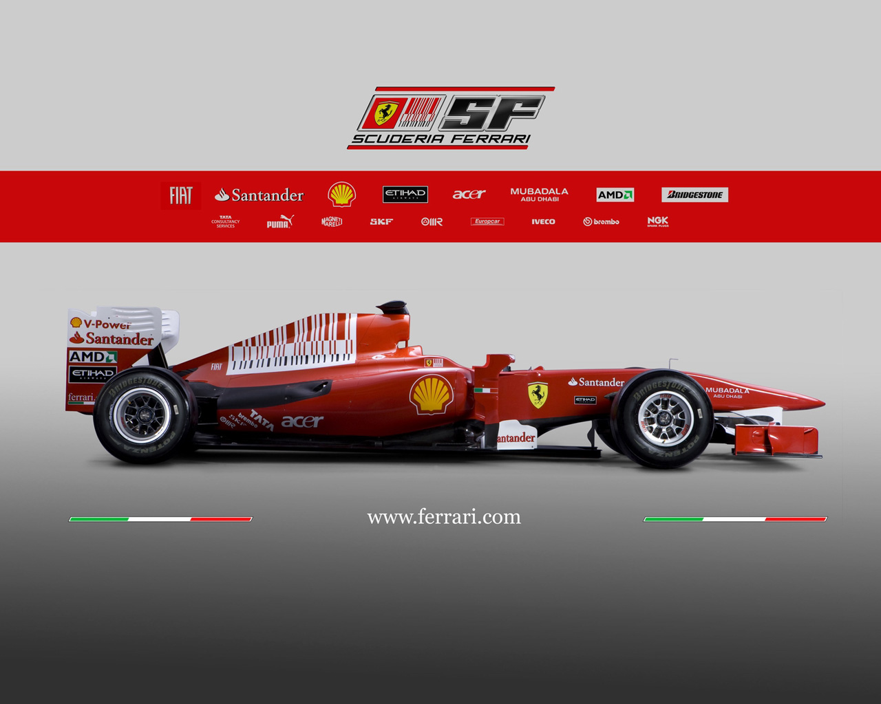 FERRARI F10 1280x1024